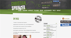 Desktop Screenshot of christianspringer.de